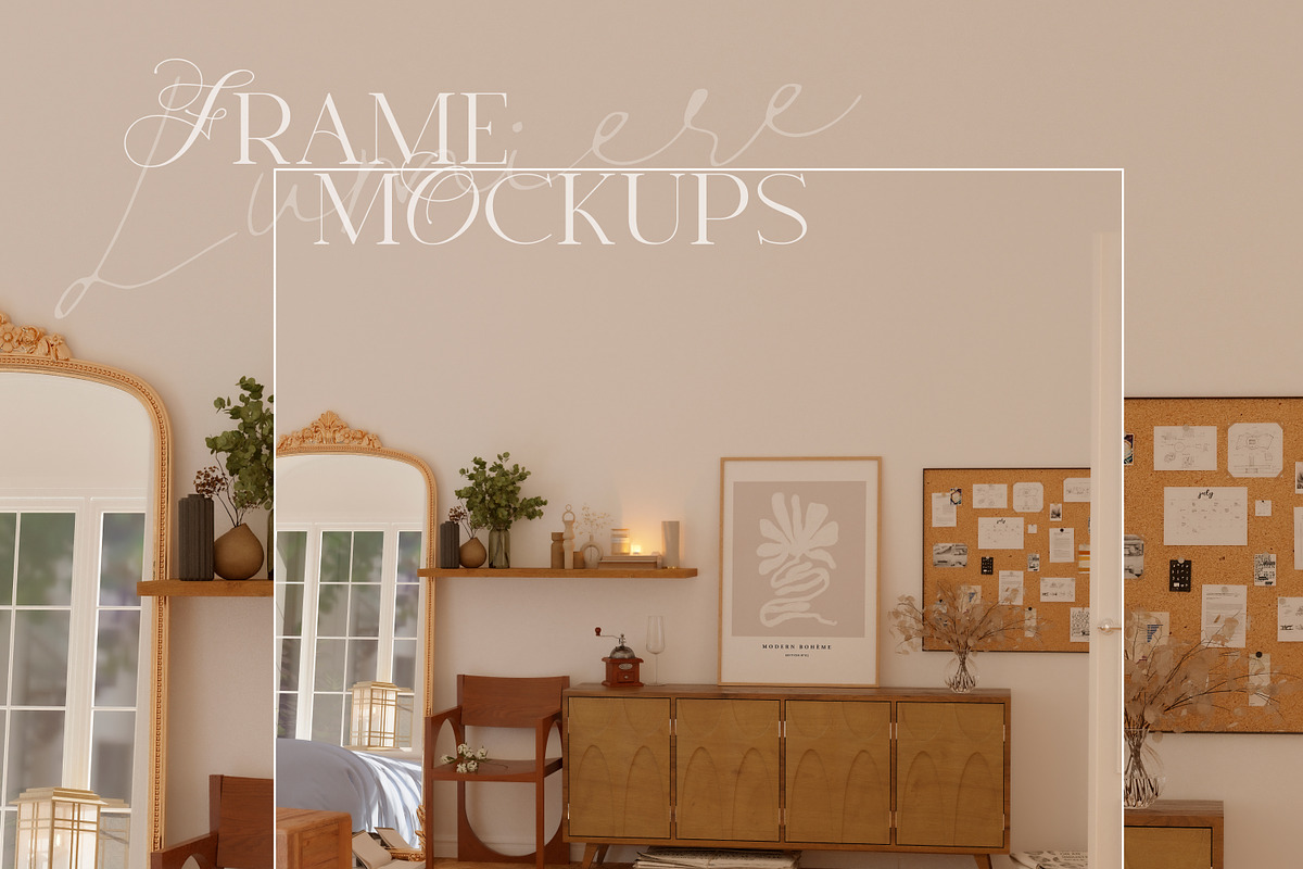 LUMIERE | Frame mockup set, a Household Mockup by yuliyuri.studio (Photo 14 of 18)