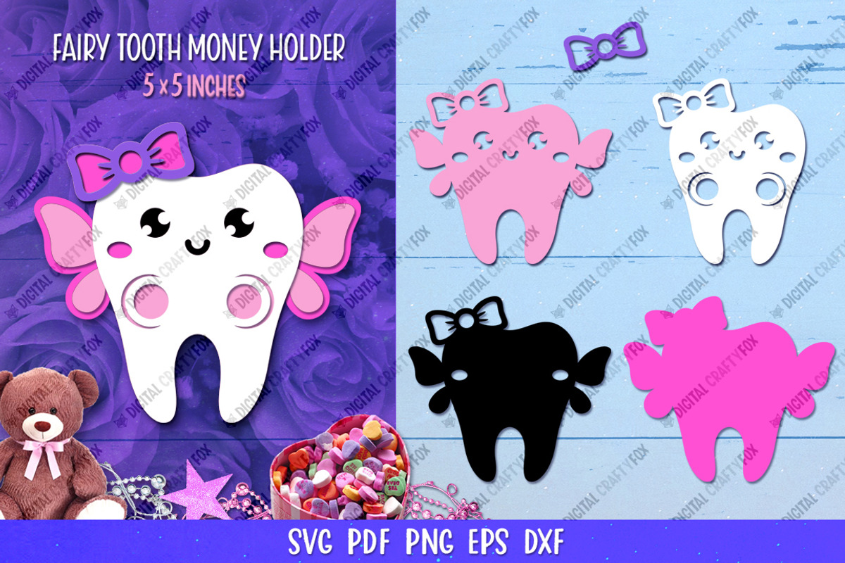 Tooth Fairy Money Holder Bundle, an Illustration by Digital_Craftyfox (Photo 9 of 19)