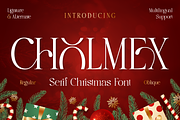 Cholmex, a Serif Font by Burntilldead (Thumbnail 1 of 12)