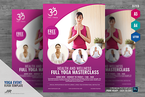 Yoga Class And Session Flyer