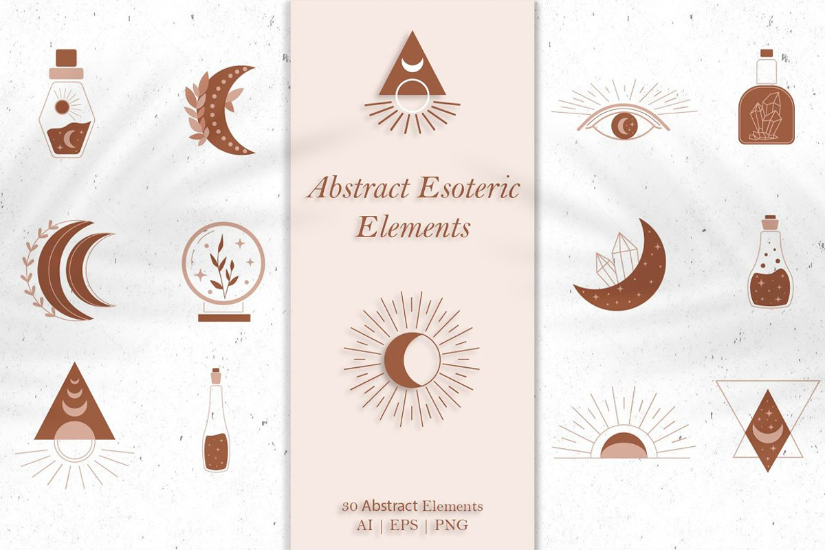 AESTHETIC MAGIC BUNDLE, a Decorative Illustration by roskque (Photo 9 of 69)