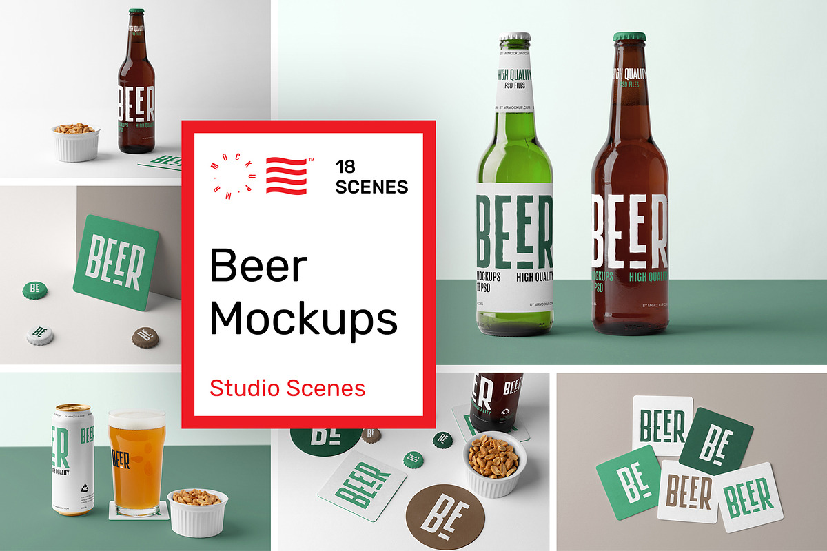 Beer Mockups - Bottle and Can, a Packaging Mockup by Mr.Mockup™ (Photo 1 of 10)