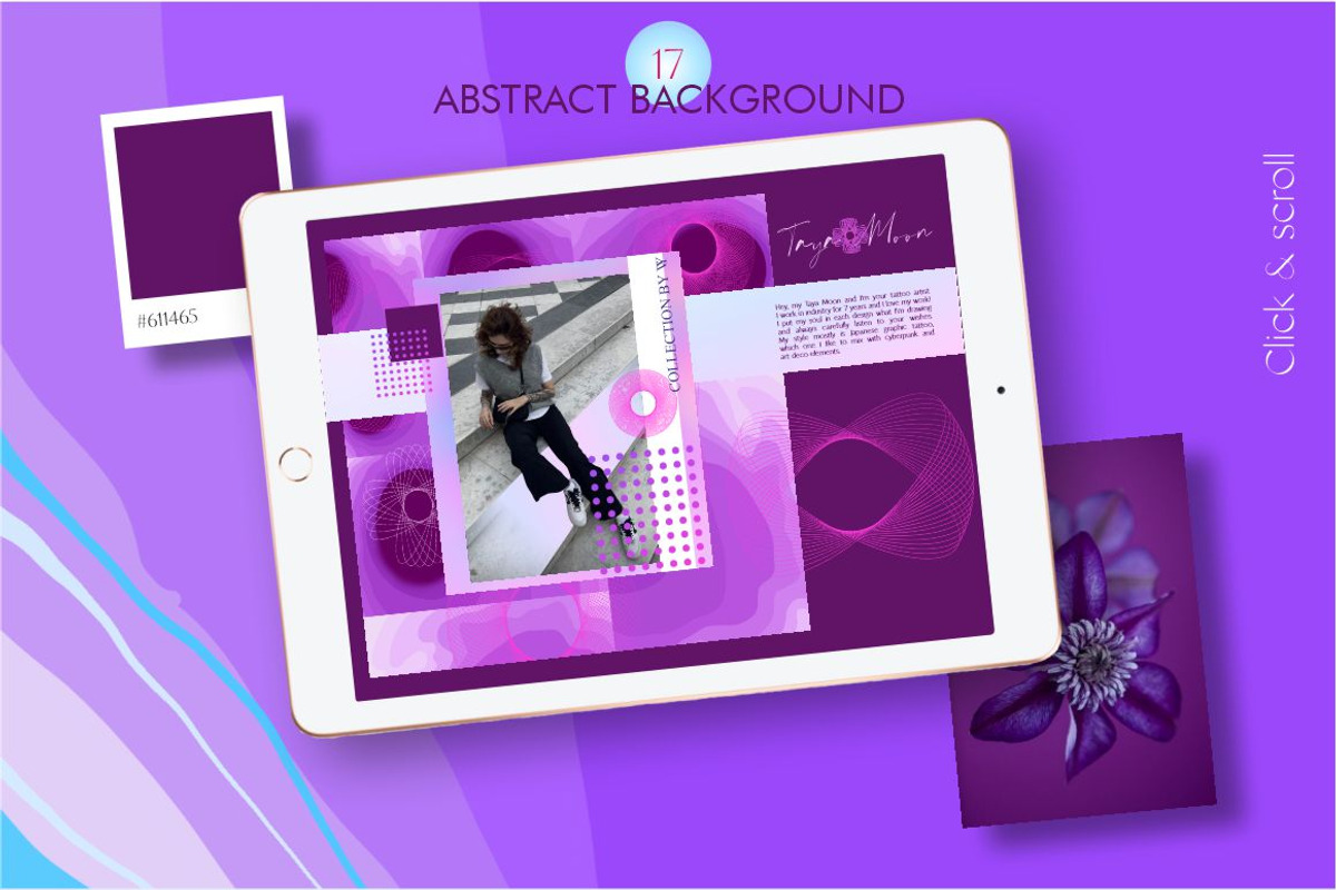 NEON CHIC-backgrounds and elements, a Background Graphic by Collection by VY (Photo 2 of 12)