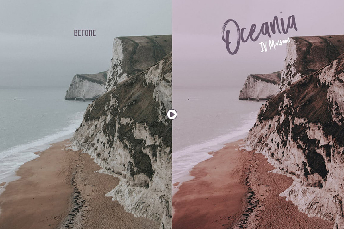 Oceania Photoshop Actions, an Action Add-On by skybluecreative (Photo 4 of 6)
