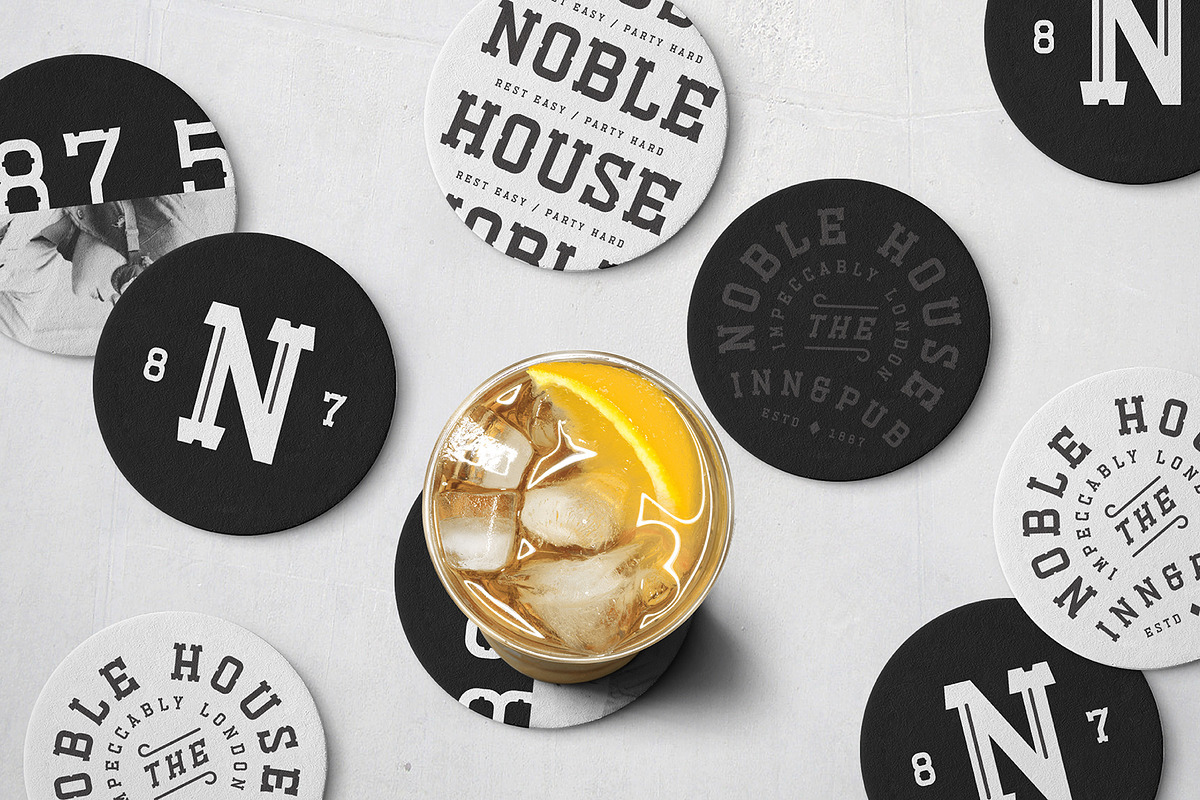 Esbury - A Notched Display Font preview 7