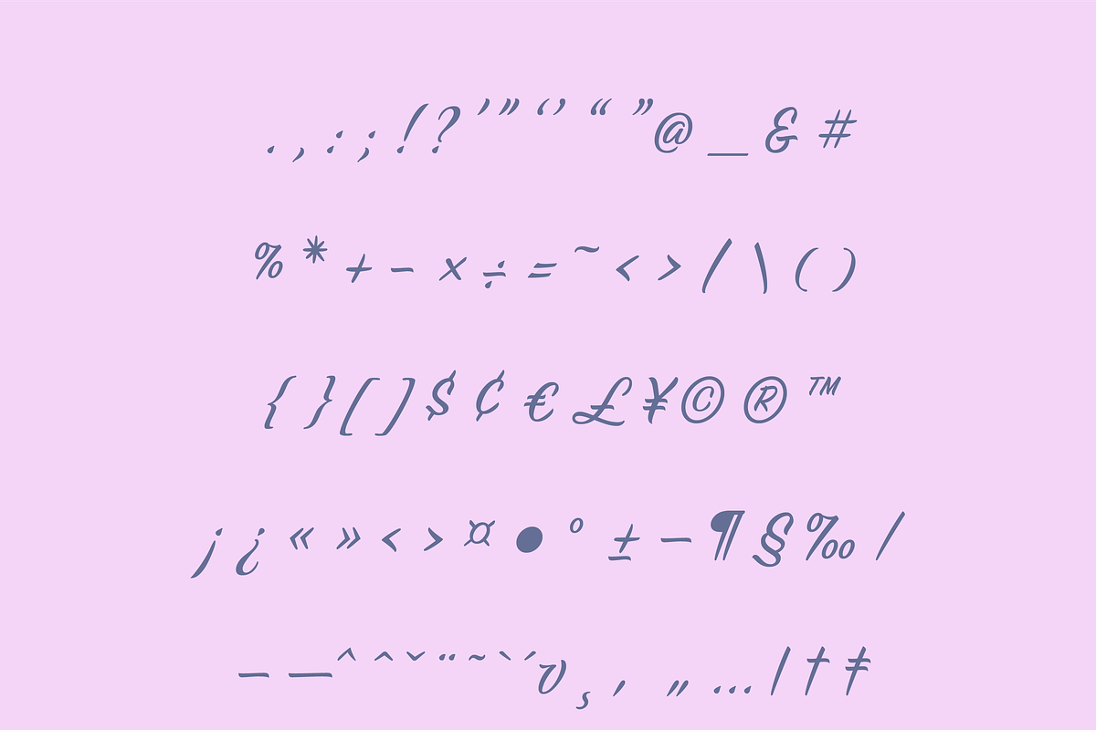 Panole Calligraphy Script, a Script Font by Creative Foundry (Photo 8 of 8)