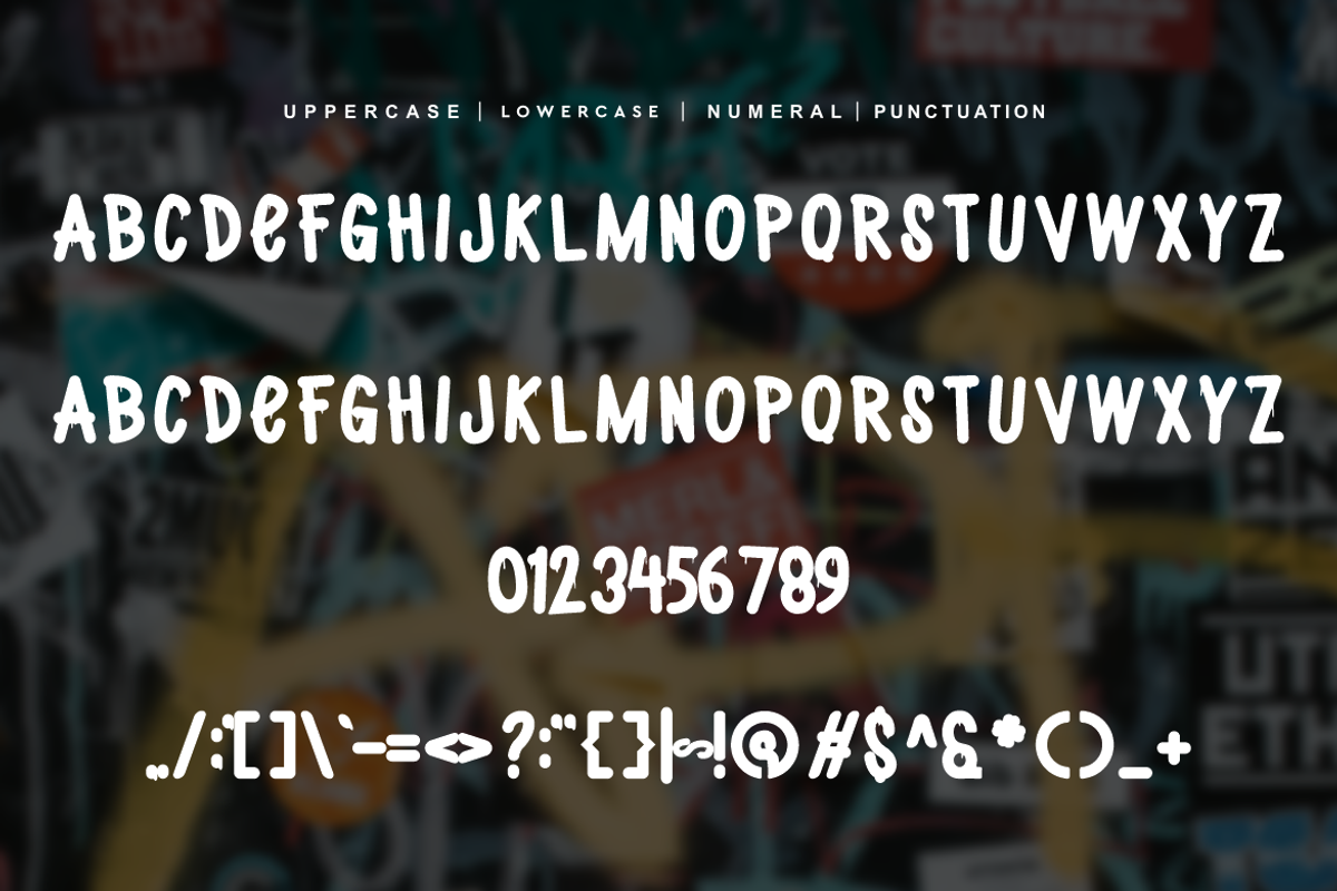 Spray Skatego - Urban Graffiti Font, a Sans Serif Font by QR Design Studio (Photo 5 of 6)