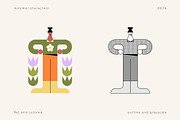 Minimal Character Set, a Person Illustration by Léo Alexandre (Thumbnail 4 of 18)