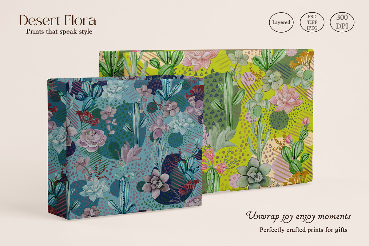 Desert Flora Prints & Patterns, a Pattern Graphic by GND ART STUDIO (Photo 5 of 8)