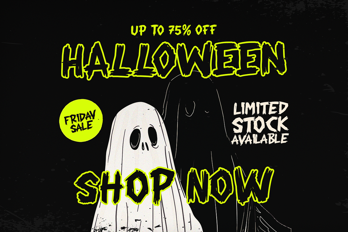 Chiller Mark | Horror Font, a Handwritten Font by Denustudios (Photo 6 of 12)