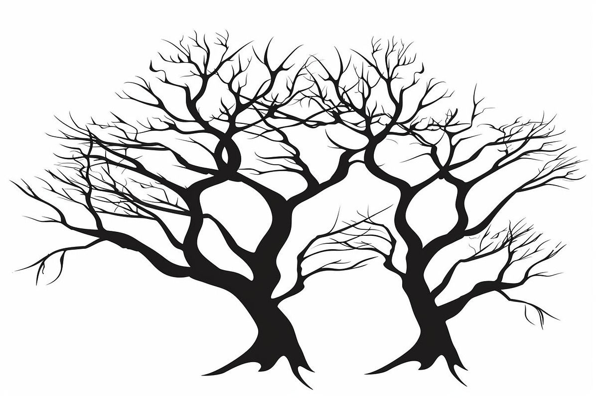 8 Tree Silhouette Vector Bundle, an Illustration by Designs_River (Photo 9 of 9)