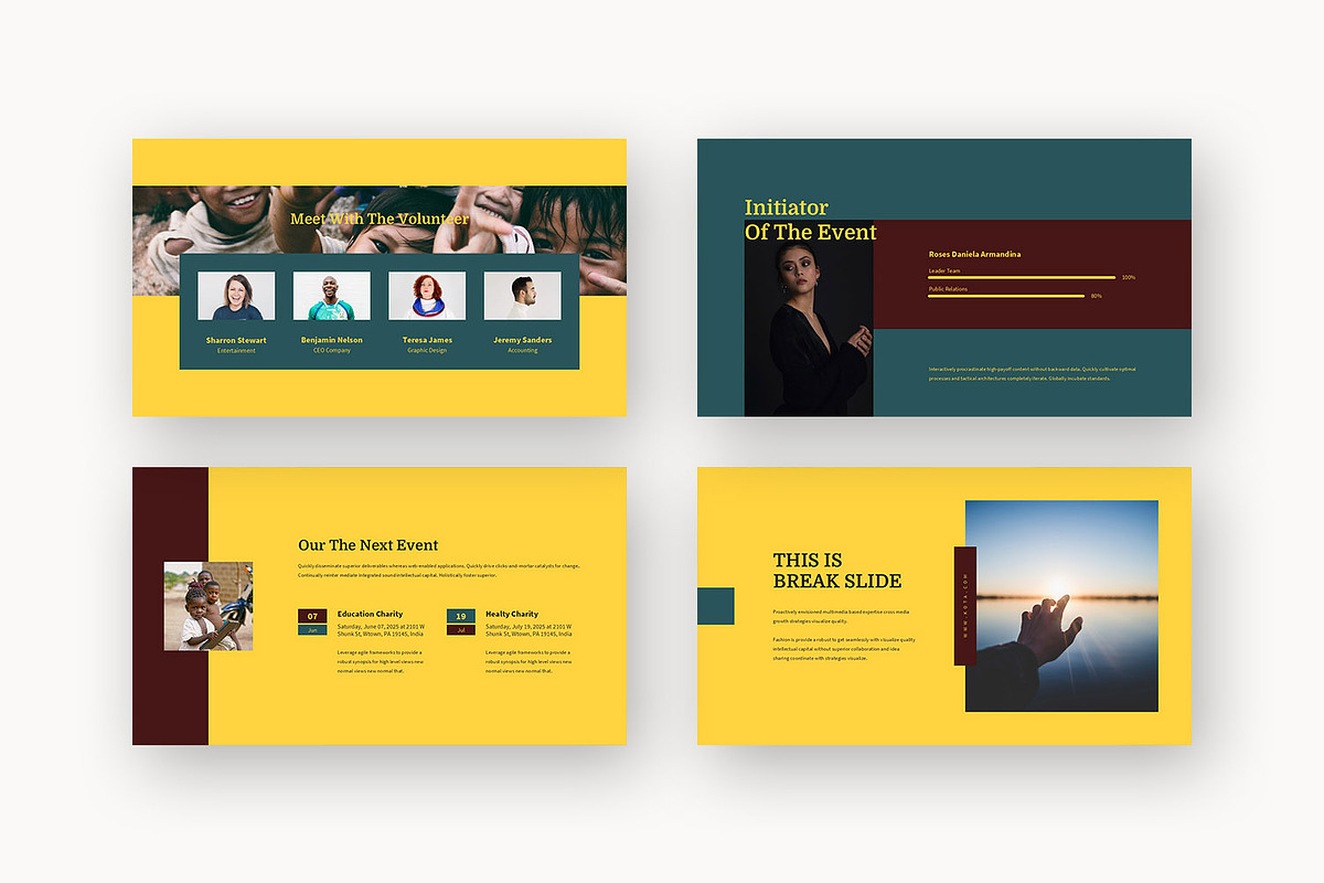 Kota : Charity Pitch Google Slides, a Presentation Template by Punkl Camp (Photo 3 of 16)