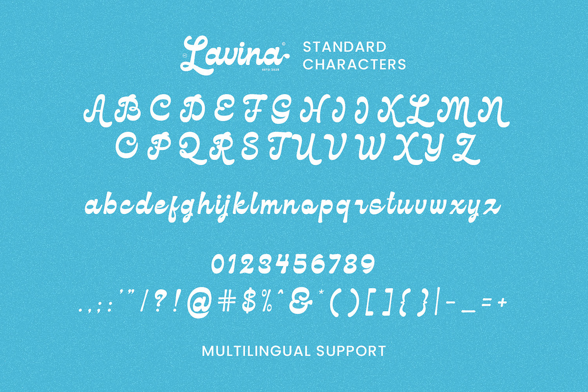 HC Lavina - Retro Script, a Handwritten Font by Hasbi Creative (Photo 8 of 9)