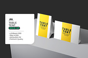 Table Tent Mockup Set, a Print Template by Modern Studio (Thumbnail 1 of 8)