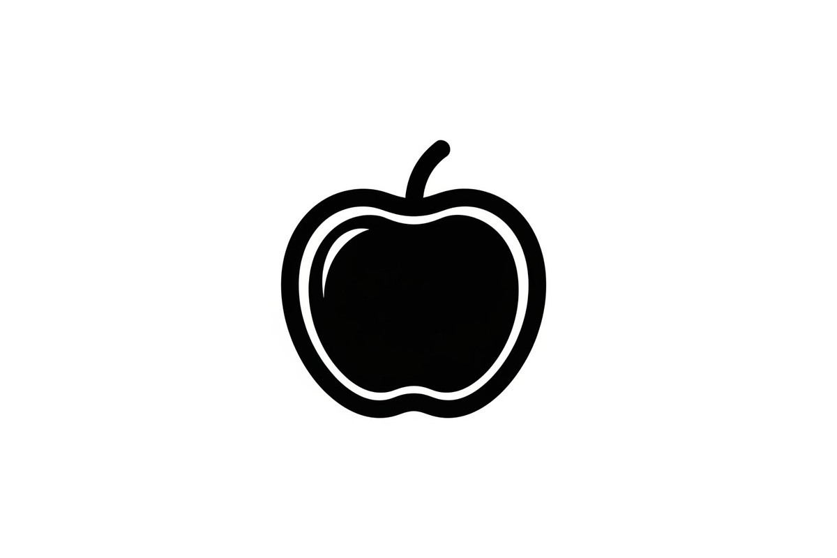 Apple Fruit Vector Icon Bundle, an Illustration by musafir_fashion (Photo 13 of 49)