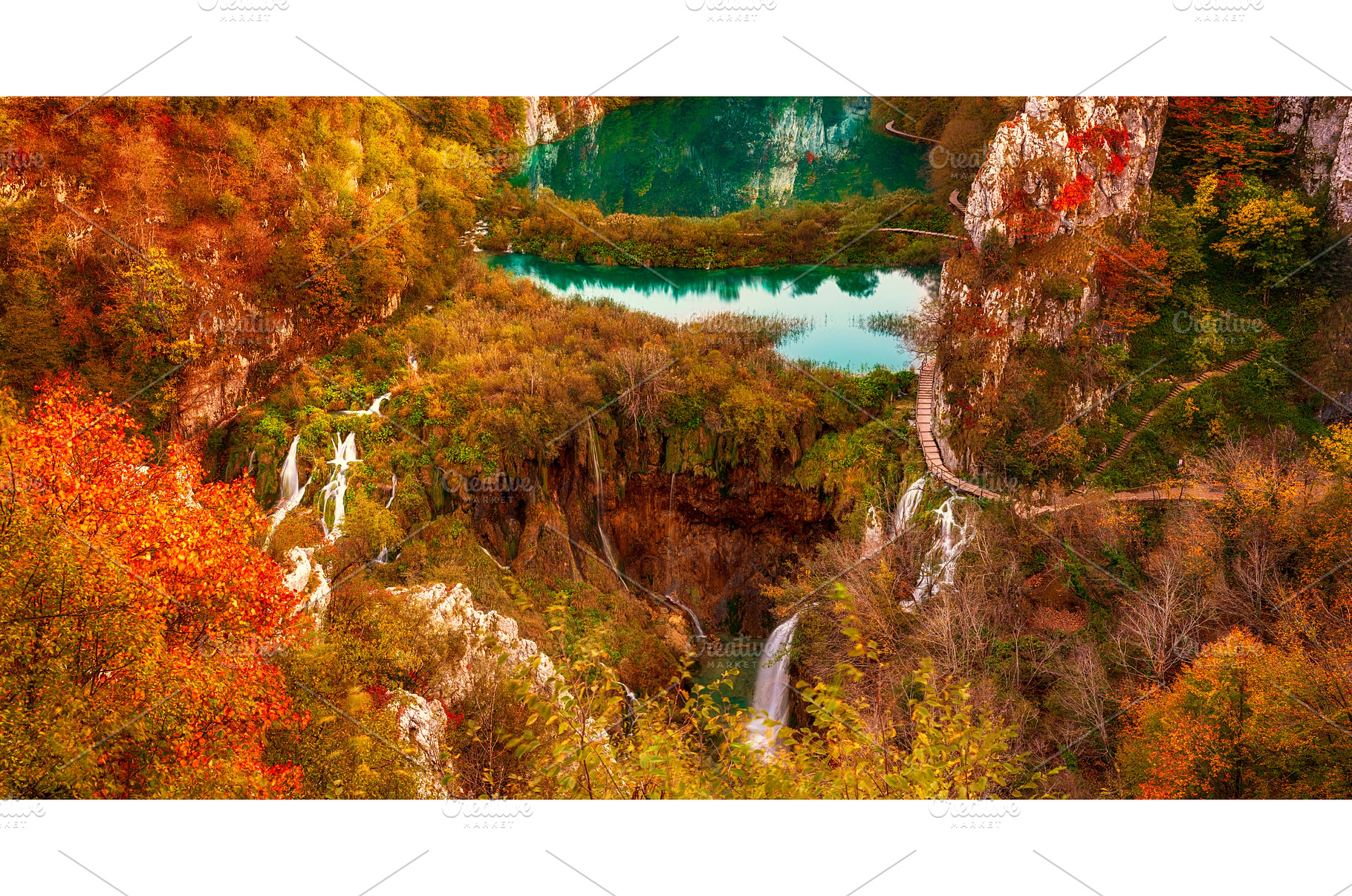 Autumn colors and waterfalls of, a Nature Photo by Nature and travel