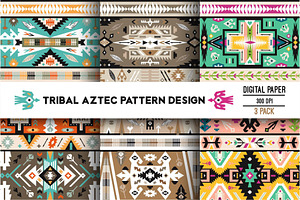 Geometric Boho Aztec Patterns