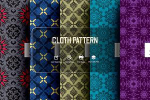 Colorful fabric pattern for print, a Decorative Illustration by samsulpassive