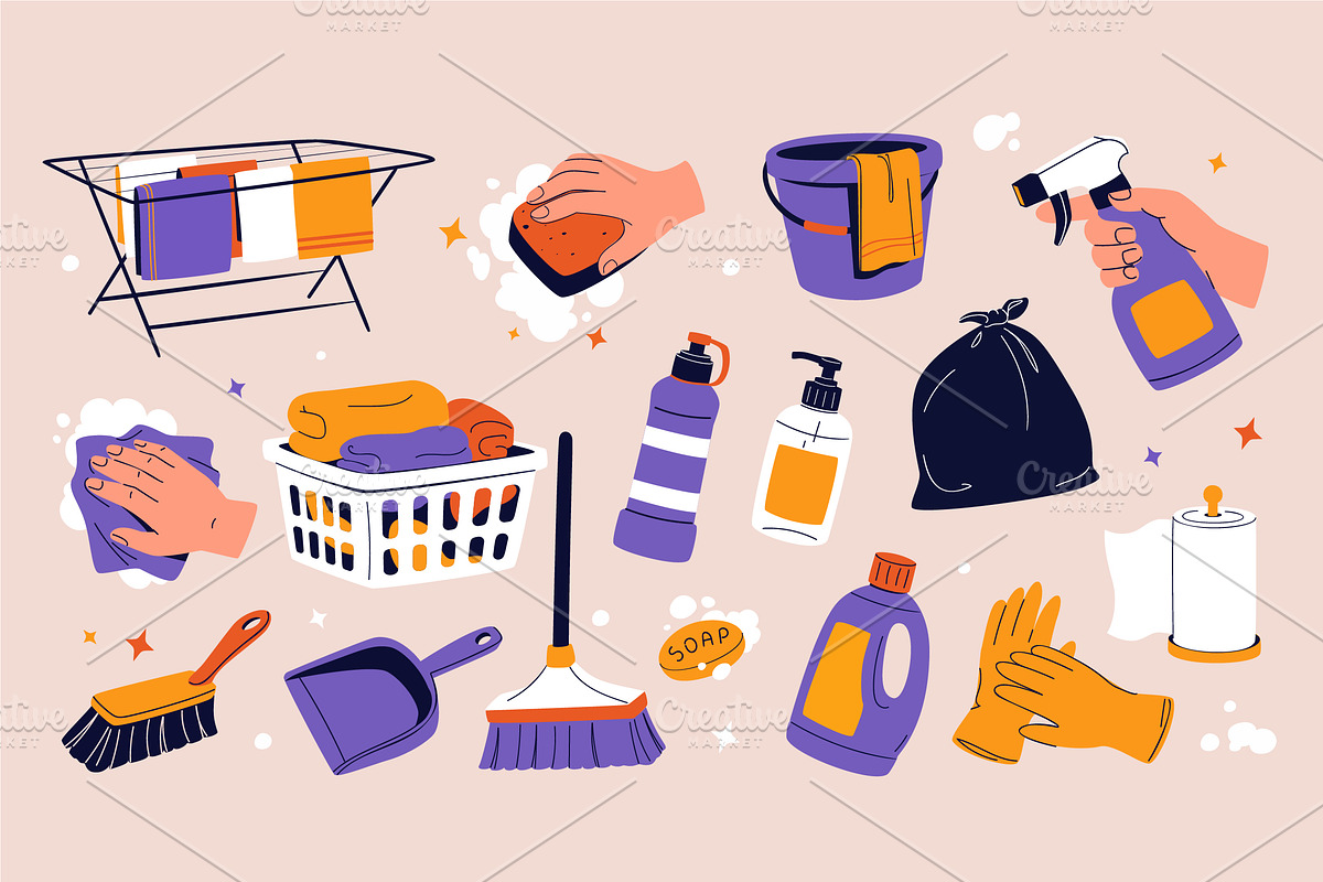 Household Supplies, an Object Illustration by alexdndz (Photo 3 of 3)