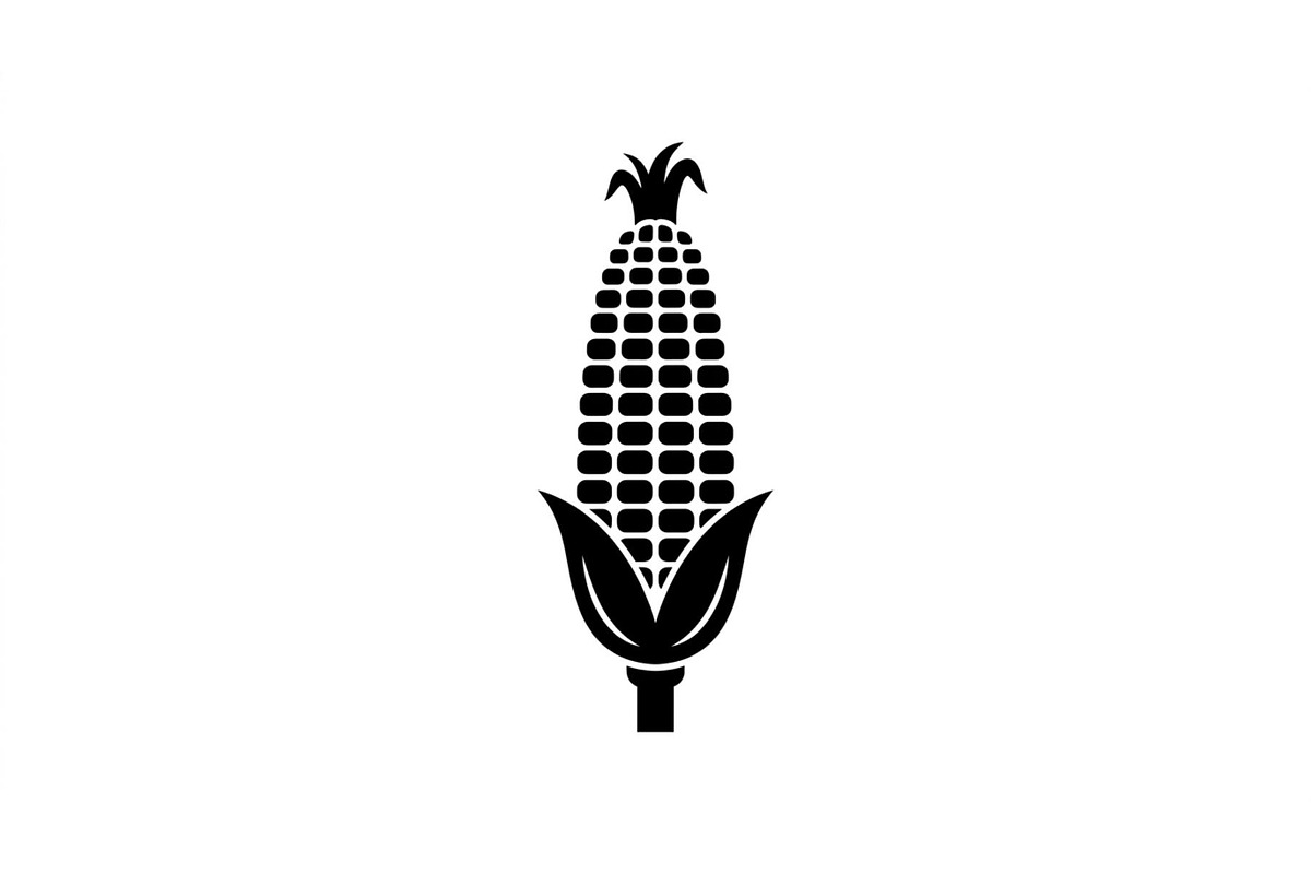 Fresh Corn Cob Silhouette Variety, an Object Graphic by Designer_Momina (Photo 2 of 3)