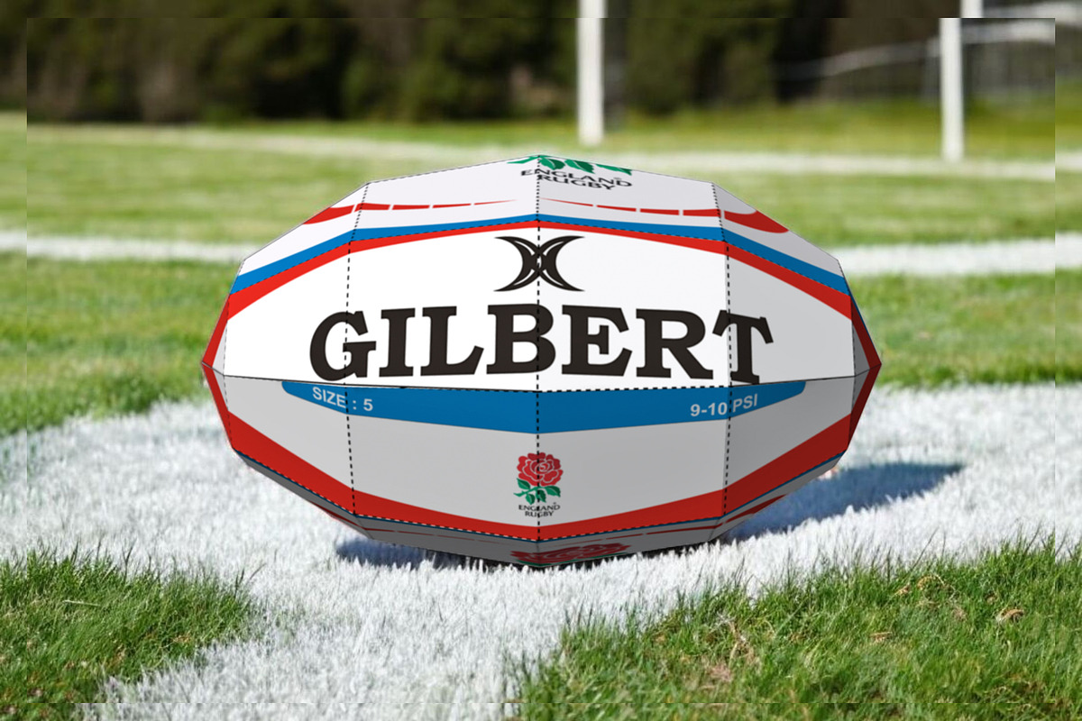 England rugby ball, a Print Template by PAPER amaze (Photo 1 of 4)