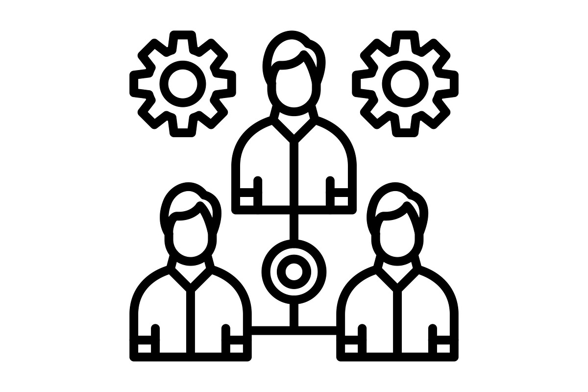 Team Line Icon, an Icon by Pexelpy