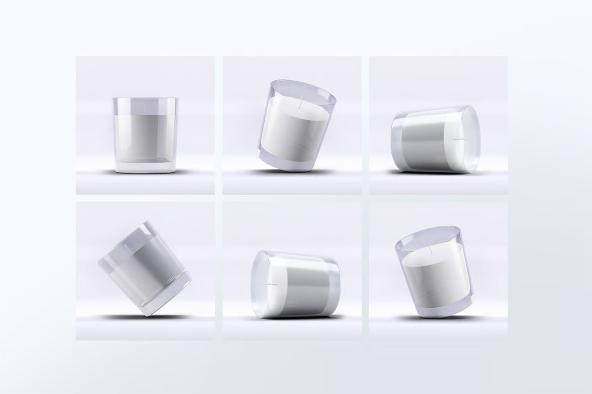 Scented Candle Mock-up, an Advertising Mockup by Se٧enStudio (Photo 7 of 7)