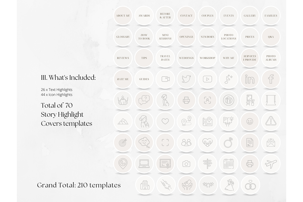 210 Photography Social Media BUNDLE, a Social Media Template by PatternLab. (Photo 4 of 10)