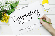 Engraving, a Handwritten Font by InermediaSTUDIO (Thumbnail 1 of 8)