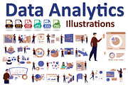 Data Analytics for Creatives, an Illustration by Vector Portal (Thumbnail 1 of 6)