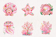Pink Girly Summer Clipart PNG, a Seasonal Illustration by CreationArt (Thumbnail 2 of 7)