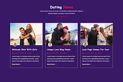 Lovely Dating & Social HTML Template, a HTML Template by Themeplaza (Thumbnail 6 of 7)