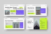 Lime Purple Corporate Profile Deck, a Presentation Template by FIBRINOSÄ (Thumbnail 2 of 6)