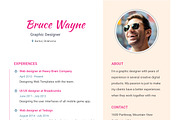 Curriculum Vited - Resume Template, a Resume Template by Ted-sign (Thumbnail 4 of 8)