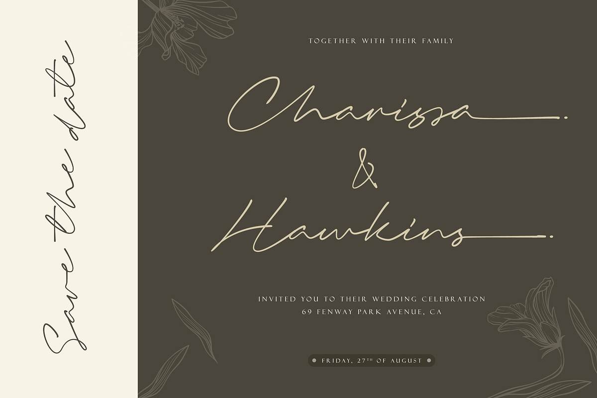 Bright Starla - Handwritten Script, a Script Font by Namara Creative Studio (Photo 4 of 13)
