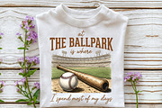 Retro Baseball Mom, Baseball Season, an Illustration by OK Design (Thumbnail 2 of 5)