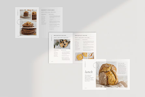 Minimal Cookbook Template Canva