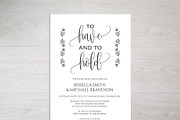 Invitation Template SHR431, an Invitation Template by Shafura_Wedding (Thumbnail 3 of 5)