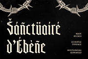CS Hustle – Blackletter Font, a Blackletter Font by Craft Supply Co. (Thumbnail 5 of 8)