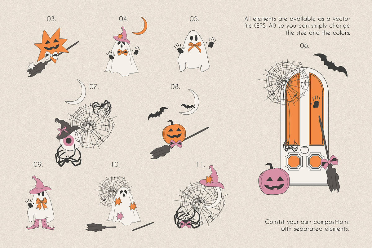 BOO to YOU -Halloween collection, an Object Graphic by DigARTbyHavroshka (Photo 9 of 13)