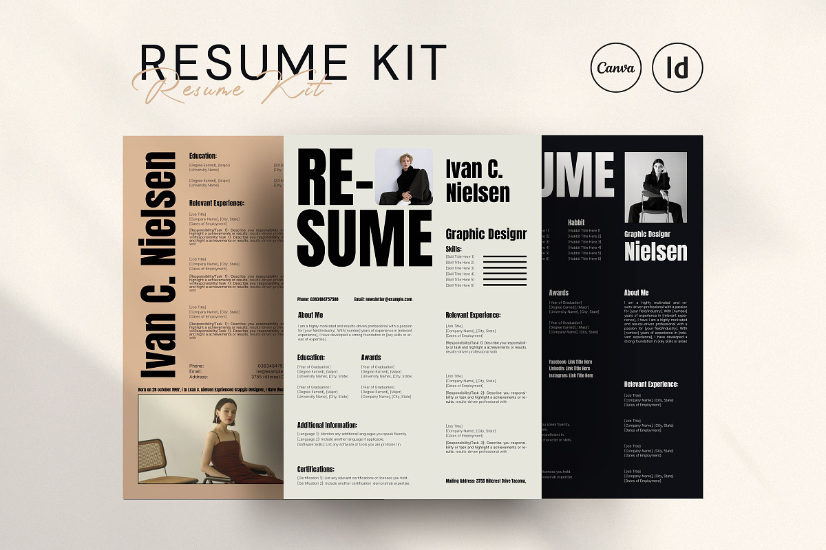 Niclsen | Resume Kit, a Resume Template by Studio Industry (Photo 1 of 10)