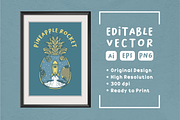 PINEAPPLE ROCKET, an Illustration by Ngaula Std. (Thumbnail 3 of 3)