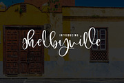 Shelbyville, a Script Font by OnTheSpotStudio (Thumbnail 1 of 6)