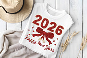 Knitted 2026 Happy New Year PNG, an Illustration by Black Bird Studio (Thumbnail 8 of 8)