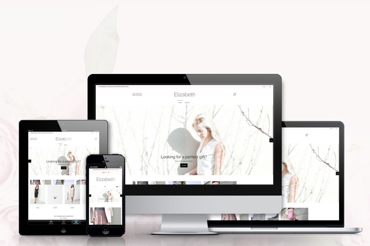 Clean Shopify Theme - Elizabeth, a Shopify Template by LucaThemesCom (Photo 2 of 5)