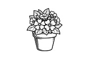 Flower Pot Silhouette Vector Bundle, an Illustration by jahid234 (Thumbnail 8 of 49)