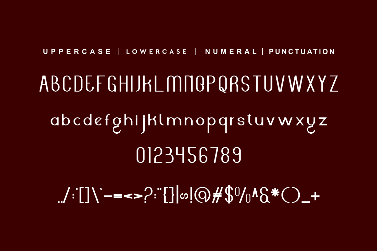 Oteglos - Elegant & Minimal Font, a Sans Serif Font by QR Design Studio (Photo 6 of 7)