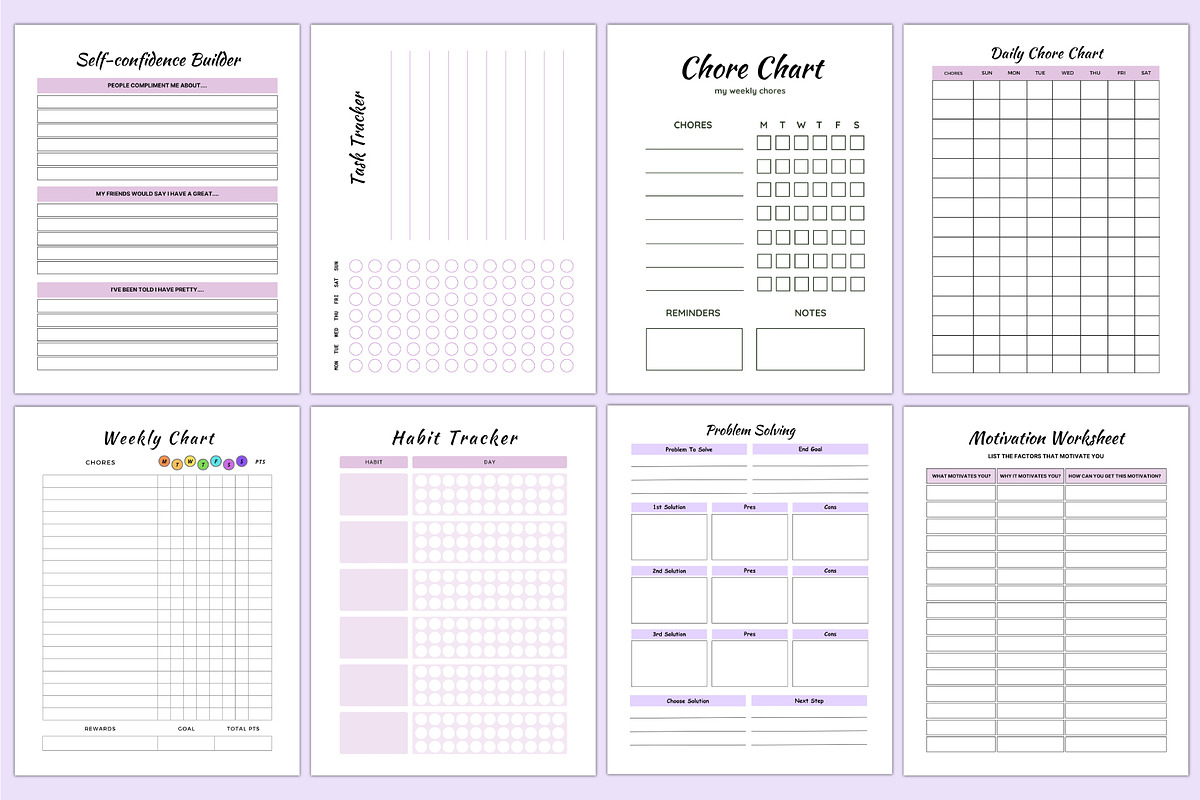 2025-2026 Life Coaching Planner KDP, a Stationery Template by Shumaya (Photo 7 of 9)