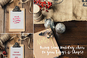 Rustic Holiday Photo Bundle, a Books & Magazine Mockup by Tina Crespo (Thumbnail 2 of 3)