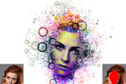 Bubble Watercolor Photoshop Action, a Brushes & More by Studio Retouch (Thumbnail 9 of 14)